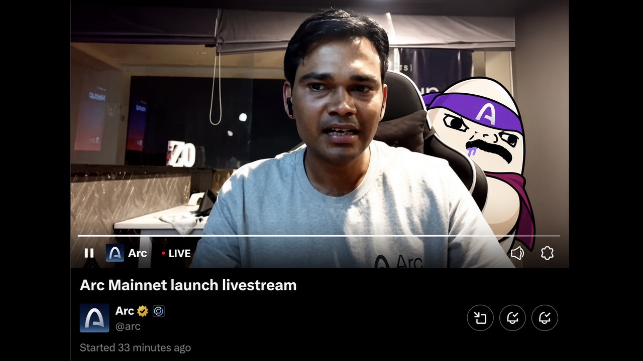 ARCULO on Arc livestream